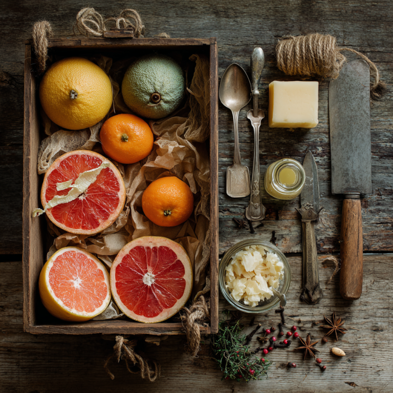 Bergamot Boxes: Reviving a Forgotten Art—the fragrant peel of citrus fruit.